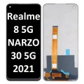 Realme 8 5G / NARZO 30 5G (2021) LCD and touch screen (Original Service Pack)(NF) [Black] R-119